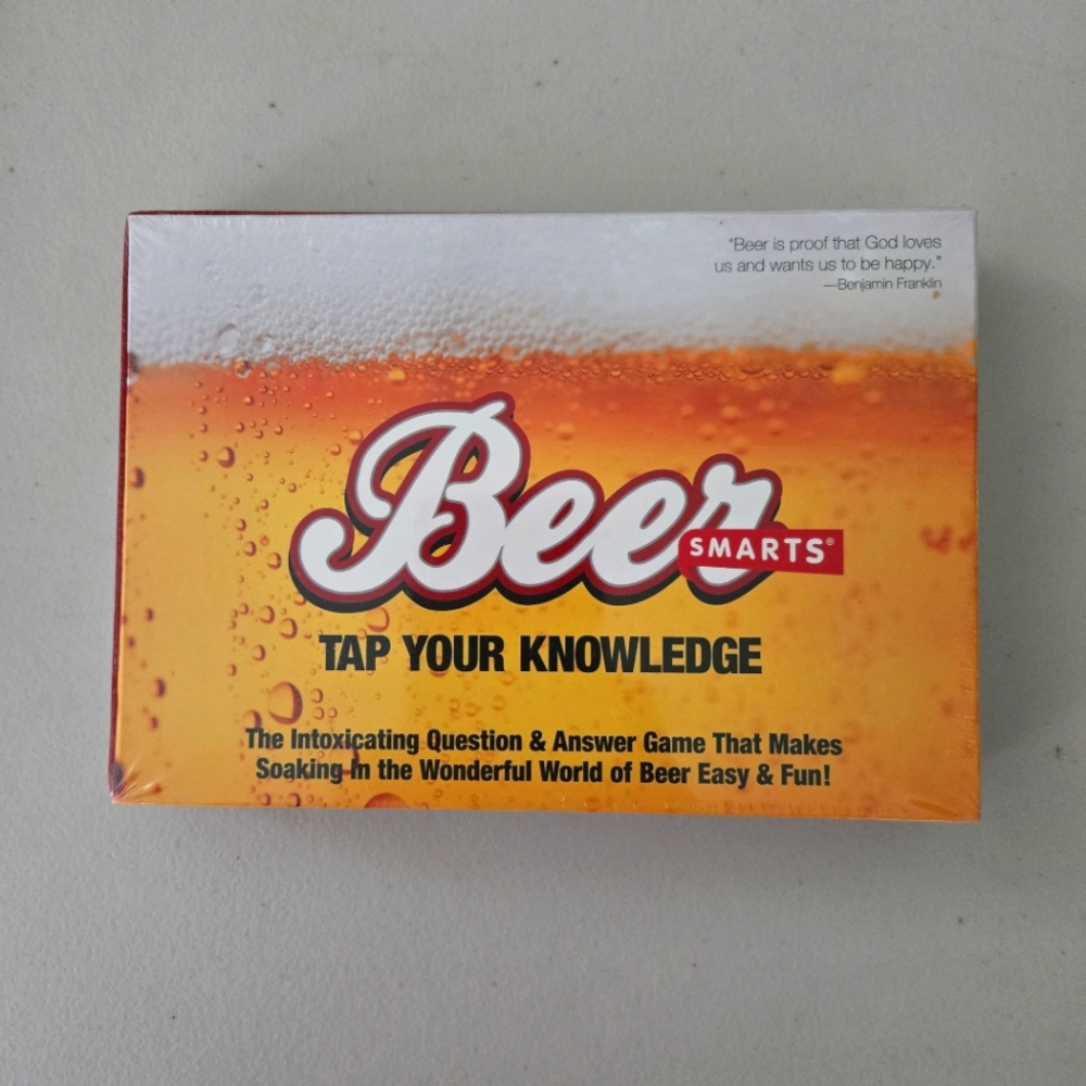 Beer Smarts Trivia Game Sealed NEW Card Game
